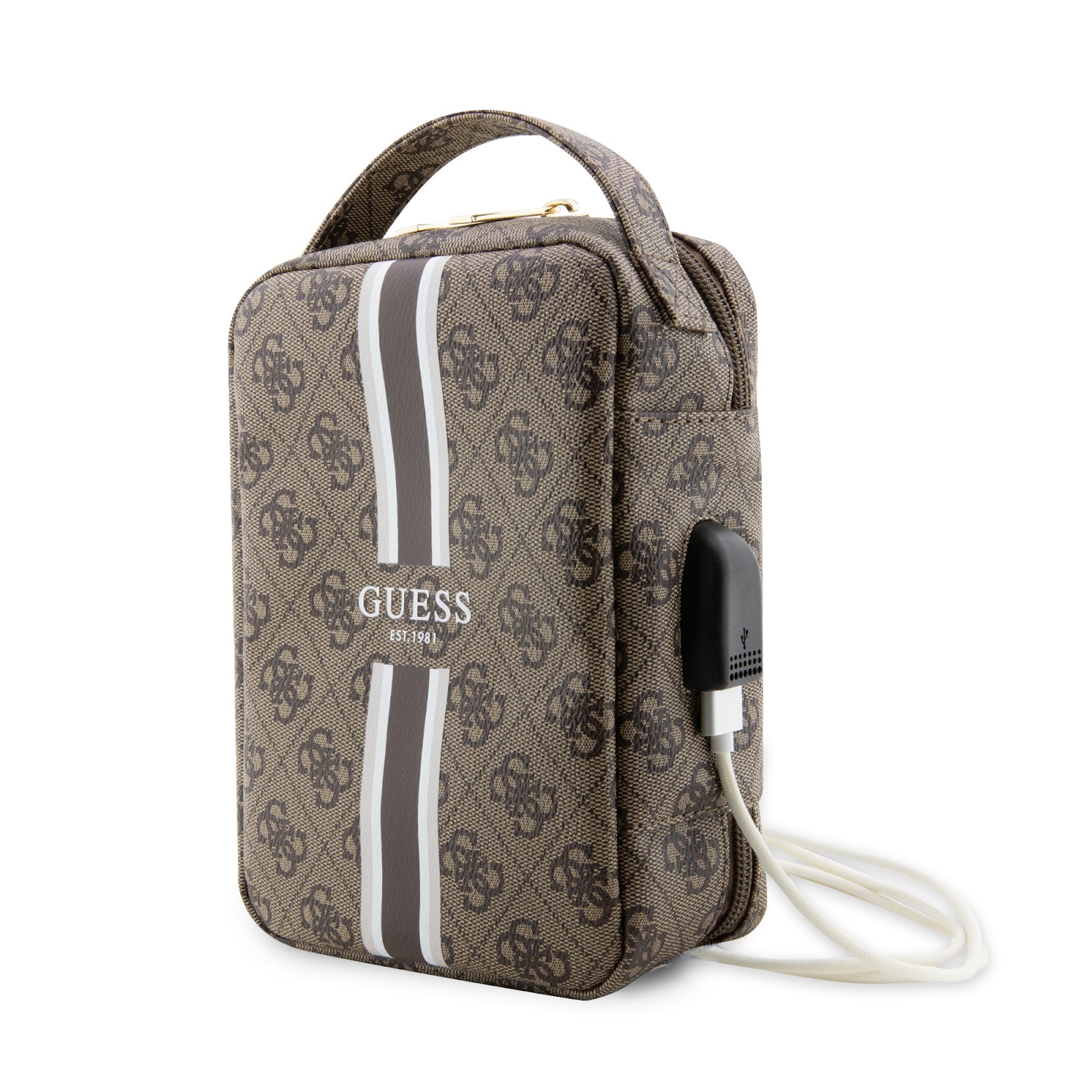 Guess Krepšys GUHBP4RPSW ruda 4G Printed Stripes aprašymas - Prekės nuotrauka Guess Krepšys GUHBP4RPSW ruda 4G Printed Stripes aprašymas - Prekės nuotrauka