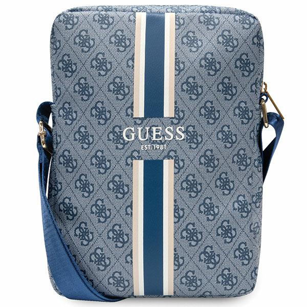 Guess krepšys GUTB10P4RPSB 10″ mėlynas 4G Stripes planšetės krepšys aprašymas - Prekės nuotrauka