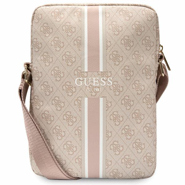 Guess krepšys GUTB10P4RPSP 10″ rožinis 4G Stripes planšetės krepšys aprašymas - Prekės nuotrauka