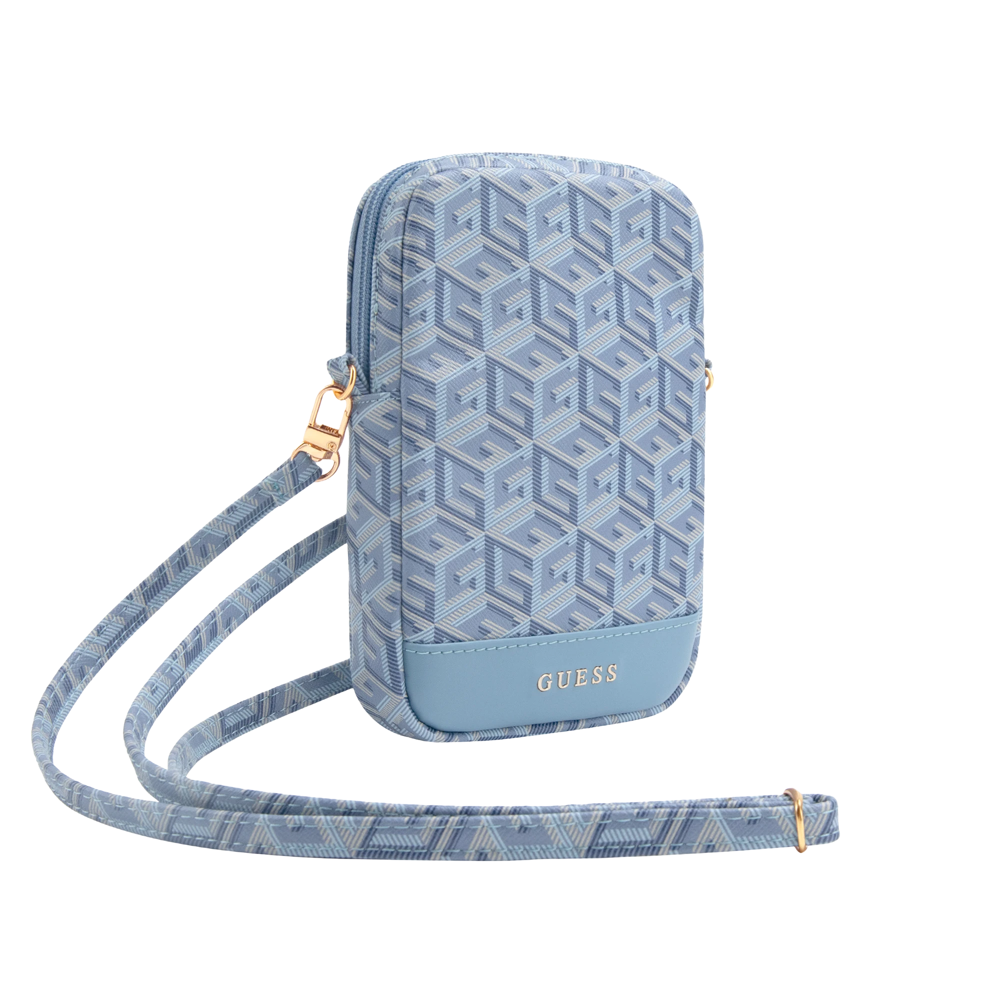 Guess krepšys su užtrauktuku GCube Bottom Stripe (GUWBZPGCSPGB) mėlynos spalvos aprašymas - Prekės nuotrauka Guess krepšys su užtrauktuku GCube Bottom Stripe (GUWBZPGCSPGB) mėlynos spalvos aprašymas - Prekės nuotrauka