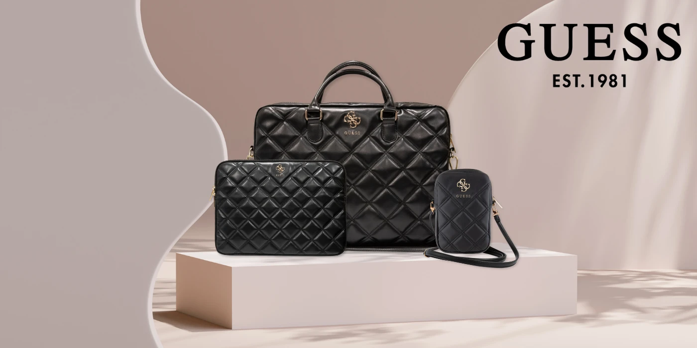Guess krepšys su užtrauktuku Quilted 4G (GUWBZPSQSSGP) rožinės spalvos aprašymas - Prekės nuotrauka