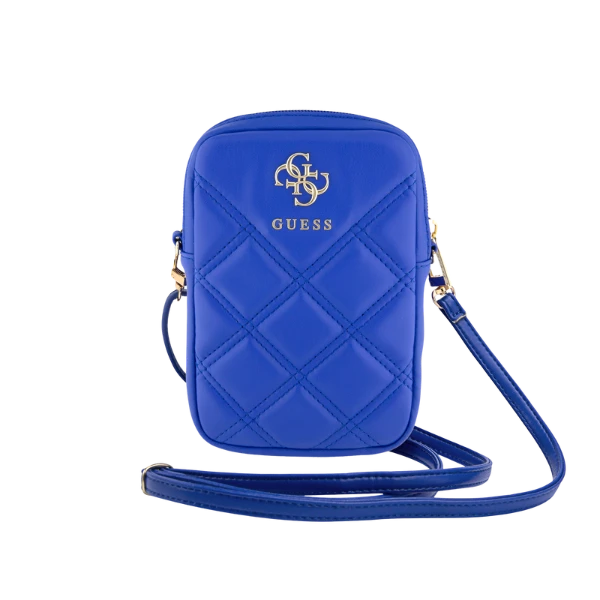 Guess krepšys su užtrauktuku Quilted 4G (GUWBZPSQSSGB) mėlynos spalvos aprašymas - Prekės nuotrauka Guess krepšys su užtrauktuku Quilted 4G (GUWBZPSQSSGB) mėlynos spalvos aprašymas - Prekės nuotrauka
