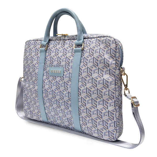 Guess nešiojamojo kompiuterio krepšys GUCB15HGCFSEB 16″ mėlynas GCube Stripes aprašymas - Prekės nuotrauka