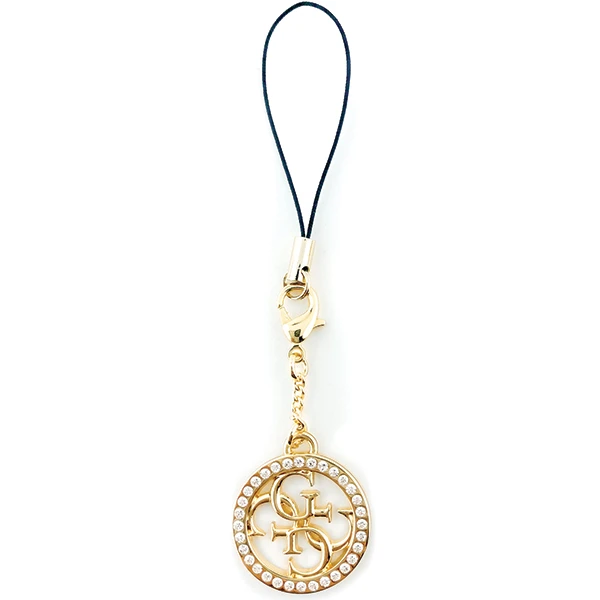Dėklas Guess pakabukas GUCPM4DRD telefono dirželis 4G Rhinestone Charm aprašymas - Prekės nuotrauka