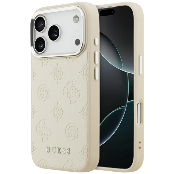 Guess Peony Hot Stamp Script MagSafe dėklas skirtas Apple iPhone 17 Pro rusvai gelsvas aprašymas - Prekės nuotrauka Guess Peony Hot Stamp Script MagSafe dėklas skirtas Apple iPhone 17 Pro rusvai gelsvas aprašymas - Prekės nuotrauka