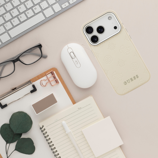 Guess Peony Hot Stamp Script MagSafe dėklas skirtas Apple iPhone 17 Pro rusvai gelsvas aprašymas - Prekės nuotrauka Guess Peony Hot Stamp Script MagSafe dėklas skirtas Apple iPhone 17 Pro rusvai gelsvas aprašymas - Prekės nuotrauka