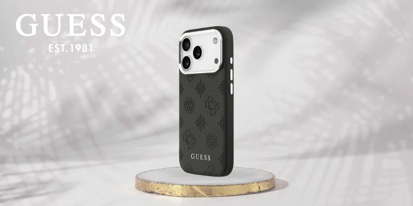 Guess Peony Hot Stamp Script MagSafe dėklas skirtas Apple iPhone 17 Pro Juodas aprašymas - Prekės nuotrauka Guess Peony Hot Stamp Script MagSafe dėklas skirtas Apple iPhone 17 Pro Juodas aprašymas - Prekės nuotrauka
