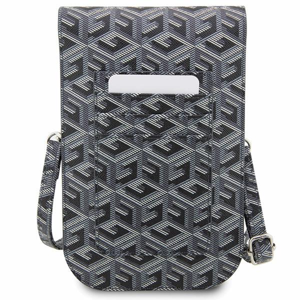 Guess rankinė GUWBHGCFSEK juodos spalvos GCube Stripe aprašymas - Prekės nuotrauka