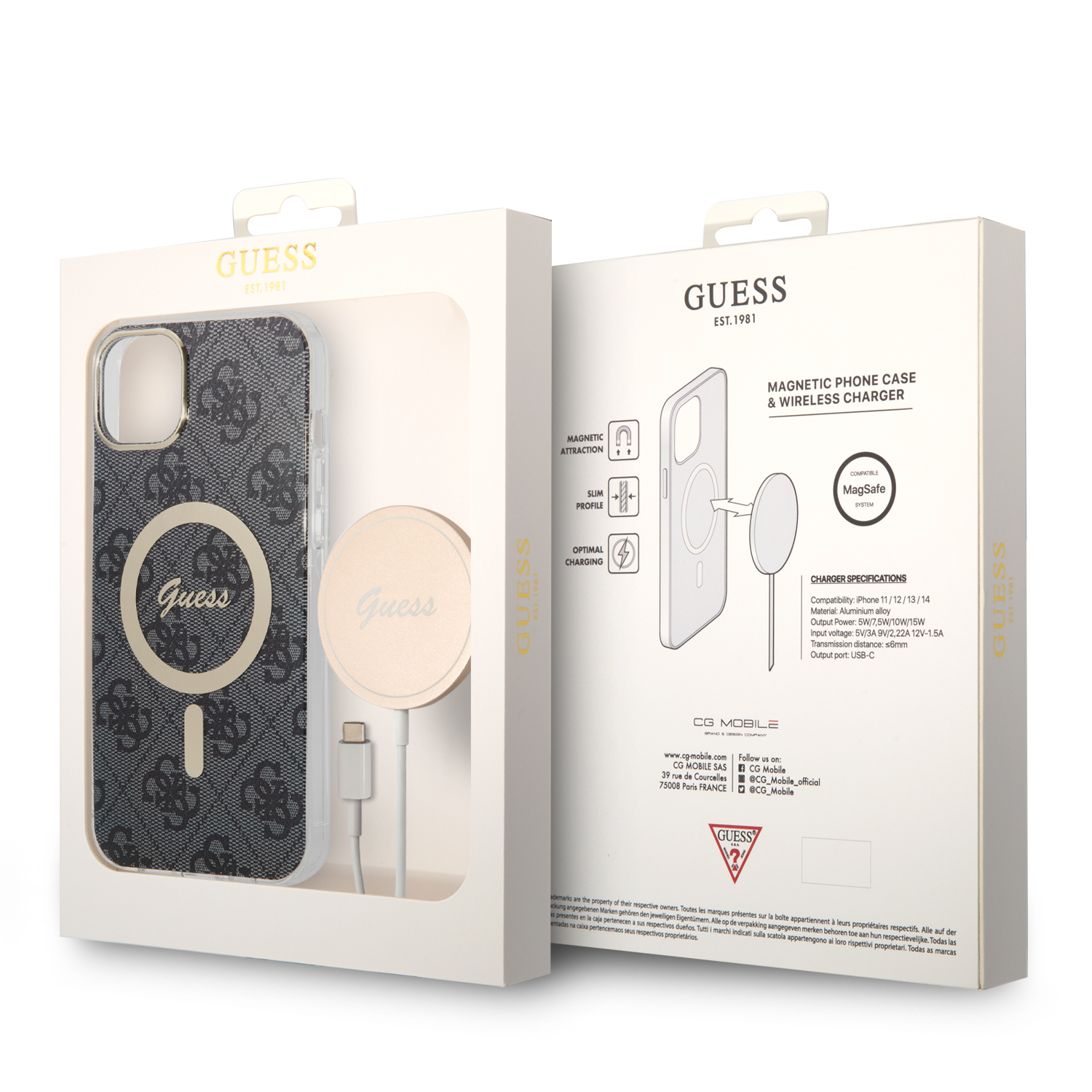 Guess Rinkinys GUBPP14MH4EACSK Dėklas+ Įkroviklis Apple iPhone 14 Plus / 15 Plus 6.7″ juodos spalvos kietas dėklas 4G Pr aprašymas - Prekės nuotrauka Guess Rinkinys GUBPP14MH4EACSK Dėklas+ Įkroviklis Apple iPhone 14 Plus / 15 Plus 6.7″ juodos spalvos kietas dėklas 4G Pr aprašymas - Prekės nuotrauka