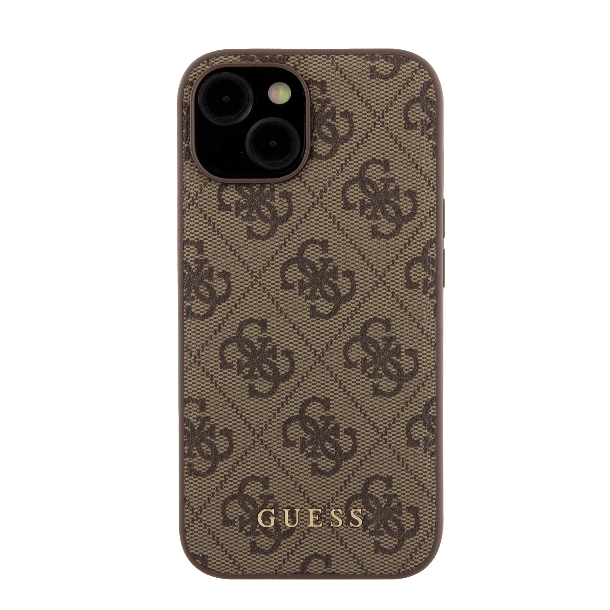 Guess Set GUBPM5P15X4GEMGW iPhone 15 Pro Max 6.7″ kietas dėklas + Powerbank 5000mAh MagSafe rudas aprašymas - Prekės nuotrauka