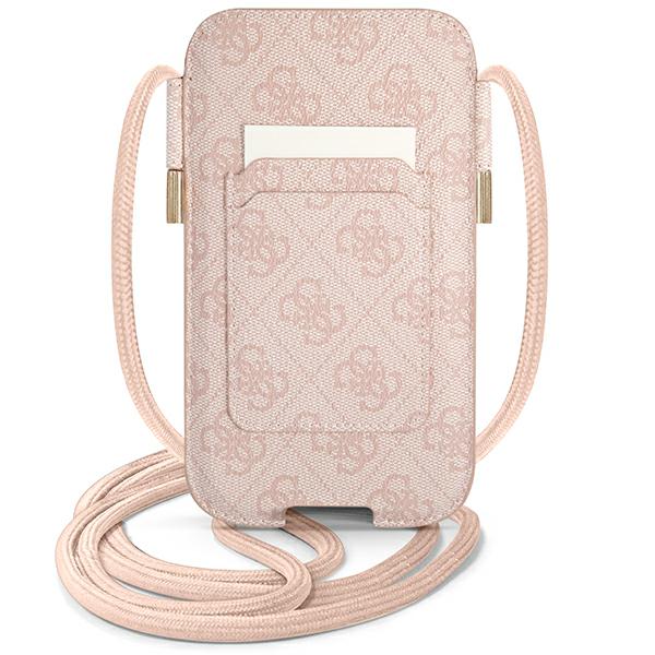 Guess Torebka GUPHL4GMGPI 6,7″ rožinės spalvos kietas dėklas 4G Big Metal Logo aprašymas - Prekės nuotrauka Guess Torebka GUPHL4GMGPI 6,7″ rožinės spalvos kietas dėklas 4G Big Metal Logo aprašymas - Prekės nuotrauka