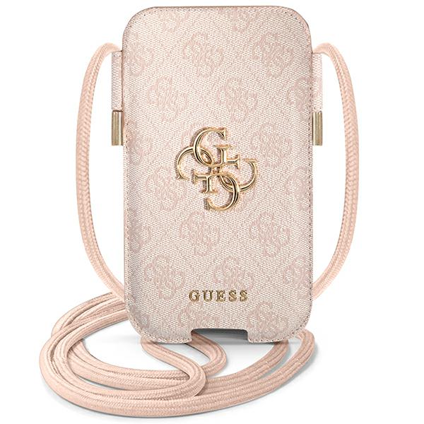 Guess Torebka GUPHL4GMGPI 6,7″ rožinės spalvos kietas dėklas 4G Big Metal Logo aprašymas - Prekės nuotrauka Guess Torebka GUPHL4GMGPI 6,7″ rožinės spalvos kietas dėklas 4G Big Metal Logo aprašymas - Prekės nuotrauka