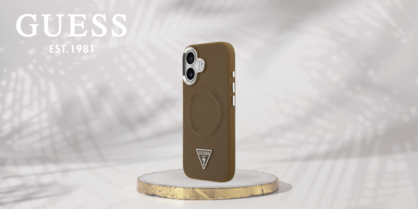 „Guess“ trikampio formos logotipo „MagSafe“ dėklas, skirtas „iPhone 17“ – rudas aprašymas - Prekės nuotrauka „Guess“ trikampio formos logotipo „MagSafe“ dėklas, skirtas „iPhone 17“ – rudas aprašymas - Prekės nuotrauka