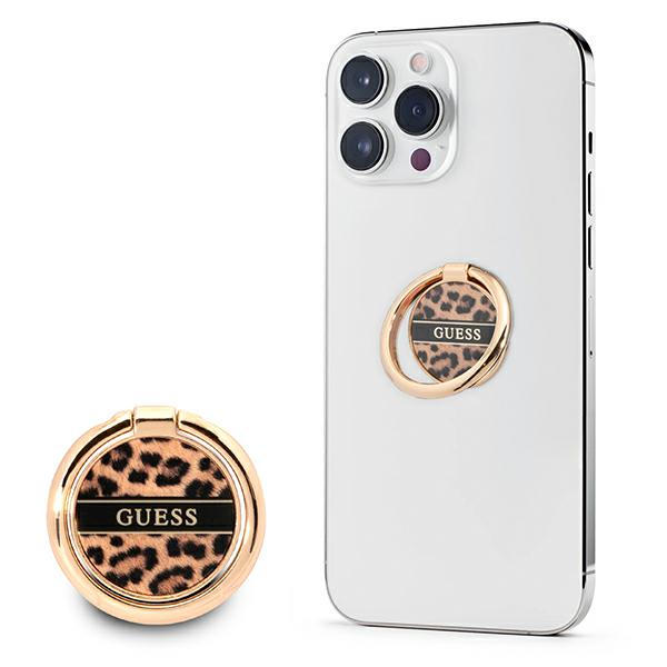 Guess žiedas-stovas GURSHCLEOW rudas Leopard aprašymas - Prekės nuotrauka