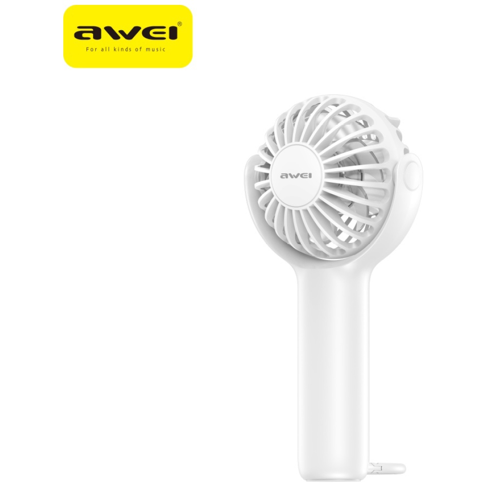 Ventiliatorius Handheld Fan AWEI F42 Baltas aprašymas - Prekės nuotrauka