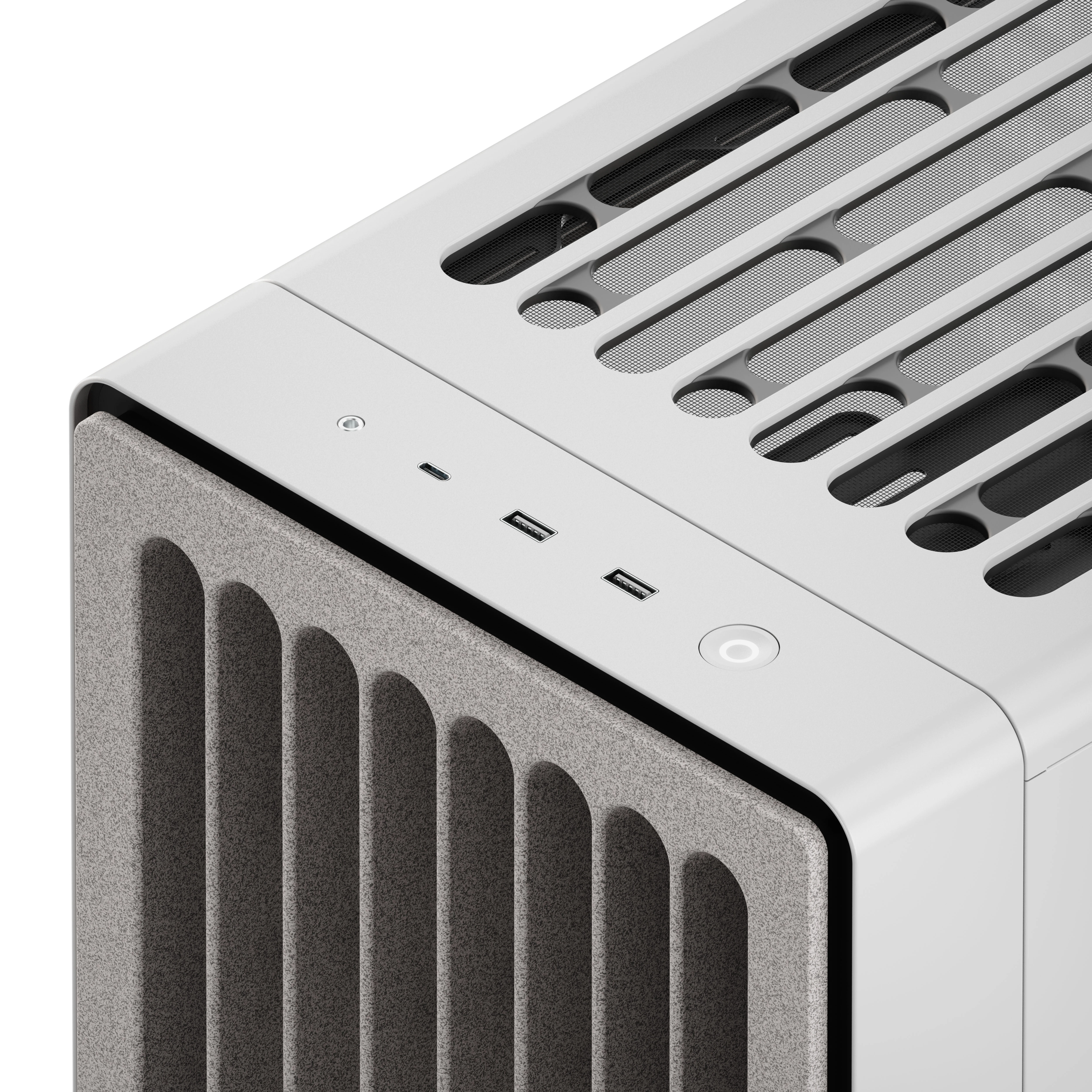 HAVN BF 360 Flow PC Case, Midi Tower, E-ATX, Tempered Glass – Baltas aprašymas - Prekės nuotrauka