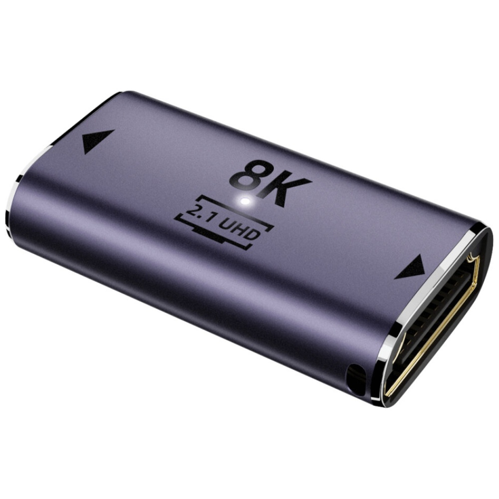HDMI adapterių rinkinys 4smarts 8K 4 vnt. – kampinis į viršų, kampinis į apačią, šoninis, kabelio jungtis, pilkas aprašymas - Prekės nuotrauka