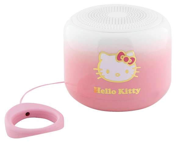 Hello Kitty Bluetooth 5.0 kolonėlė HKWSBT6GKEP rožinės spalvos Electroplate Gradient aprašymas - Prekės nuotrauka