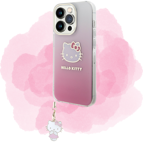 Hello Kitty HKCPMKP telefono virvelė, rožinė, Charm Kitty Cute aprašymas - Prekės nuotrauka