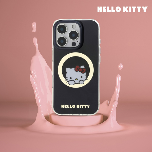Hello Kitty HKHMP16LHSWKK Apple iPhone 16 Pro 6,3″ juodos spalvos kietas dėklas IML Sweet Kitty Magsafe aprašymas - Prekės nuotrauka Hello Kitty HKHMP16LHSWKK Apple iPhone 16 Pro 6,3″ juodos spalvos kietas dėklas IML Sweet Kitty Magsafe aprašymas - Prekės nuotrauka