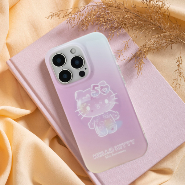 Hello Kitty HKHMP16SH50AP iPhone 16 6.1″ rožinis kietas dėklas IML 50TH Anniversary Magsafe aprašymas - Prekės nuotrauka