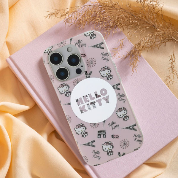 Hello Kitty HKHMP16XHAOPP Apple iPhone 16 Pro Max 6,9″ rožinės spalvos kietas dėklas IML All Over Paris Magsafe aprašymas - Prekės nuotrauka Hello Kitty HKHMP16XHAOPP Apple iPhone 16 Pro Max 6,9″ rožinės spalvos kietas dėklas IML All Over Paris Magsafe aprašymas - Prekės nuotrauka