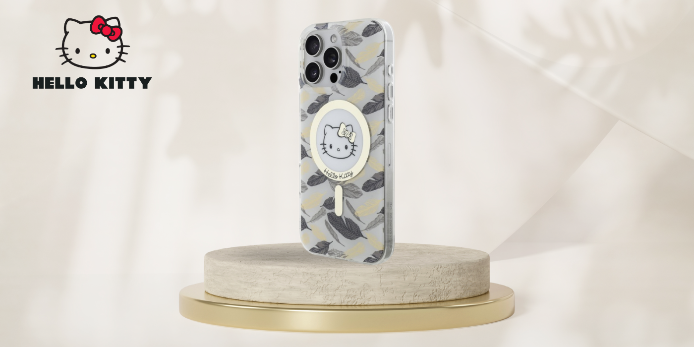 Hello Kitty HKHMP16XHGLEH Apple iPhone 16 Pro Max 6.9″ baltos spalvos kietas dėklas IML Golden Leaves MagSafe aprašymas - Prekės nuotrauka Hello Kitty HKHMP16XHGLEH Apple iPhone 16 Pro Max 6.9″ baltos spalvos kietas dėklas IML Golden Leaves MagSafe aprašymas - Prekės nuotrauka