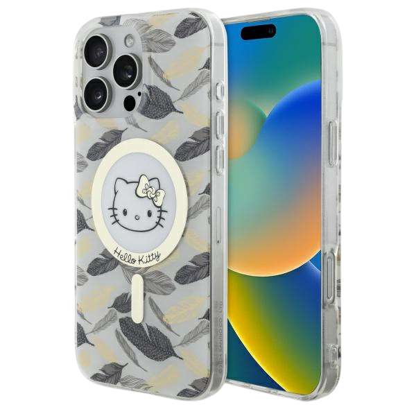 Hello Kitty HKHMP16XHGLEH Apple iPhone 16 Pro Max 6.9″ baltos spalvos kietas dėklas IML Golden Leaves MagSafe aprašymas - Prekės nuotrauka Hello Kitty HKHMP16XHGLEH Apple iPhone 16 Pro Max 6.9″ baltos spalvos kietas dėklas IML Golden Leaves MagSafe aprašymas - Prekės nuotrauka