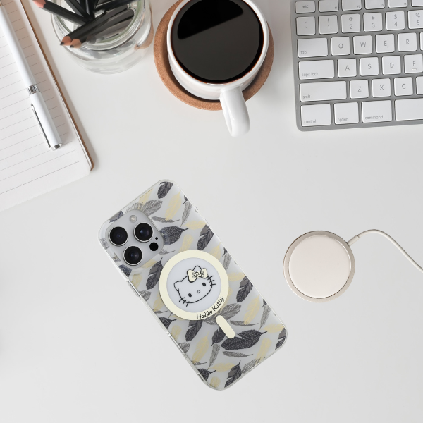 Hello Kitty HKHMP16XHGLEH Apple iPhone 16 Pro Max 6.9″ baltos spalvos kietas dėklas IML Golden Leaves MagSafe aprašymas - Prekės nuotrauka Hello Kitty HKHMP16XHGLEH Apple iPhone 16 Pro Max 6.9″ baltos spalvos kietas dėklas IML Golden Leaves MagSafe aprašymas - Prekės nuotrauka