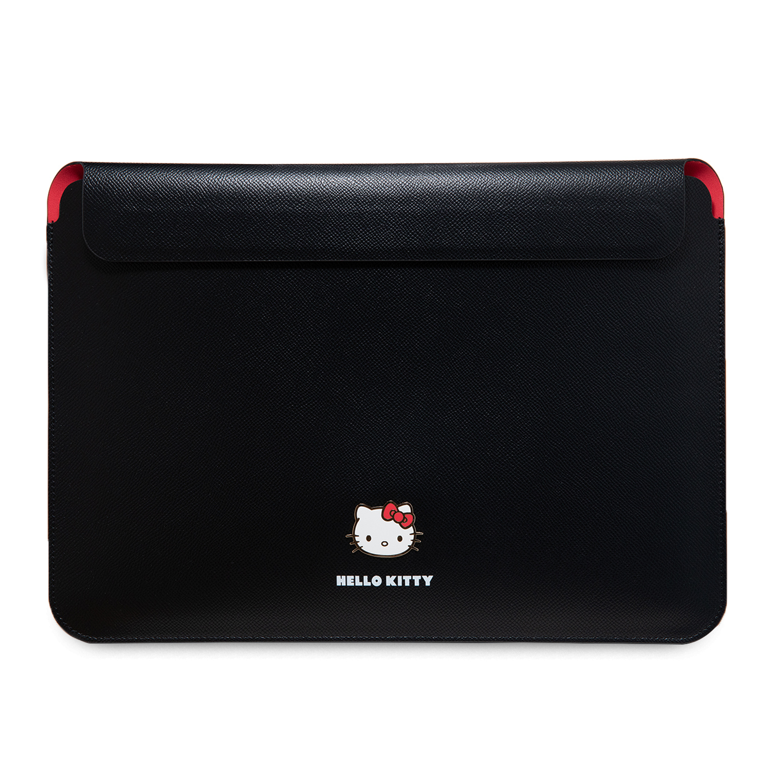 Hello Kitty kompiuterio dėklas HKCS14PGHDLMK 14″ juodos spalvos PU Metal Logo aprašymas - Prekės nuotrauka