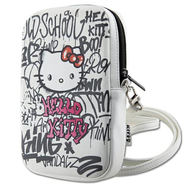 Hello Kitty krepšys HKPBPDGPHE baltas Graffiti Kitty Head aprašymas - Prekės nuotrauka