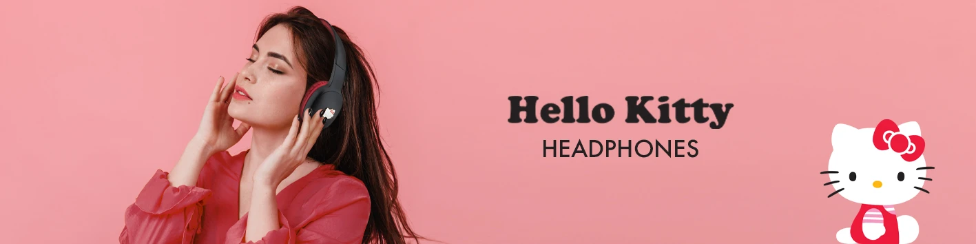 „Hello Kitty“ ausinės su „Bluetooth“
