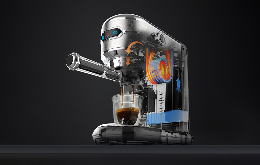 HiBREW H11 kavos aparatas 1450 W aprašymas - Prekės nuotrauka