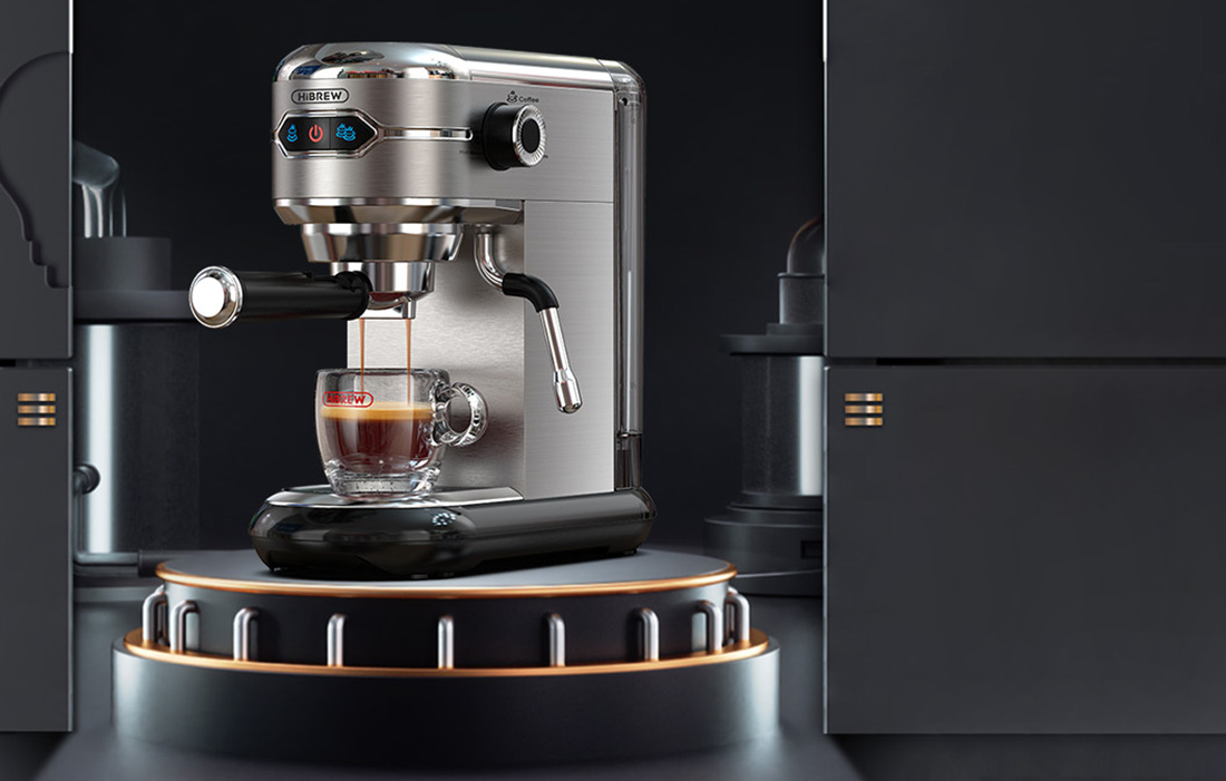 HiBREW H11 kavos aparatas 1450 W aprašymas - Prekės nuotrauka