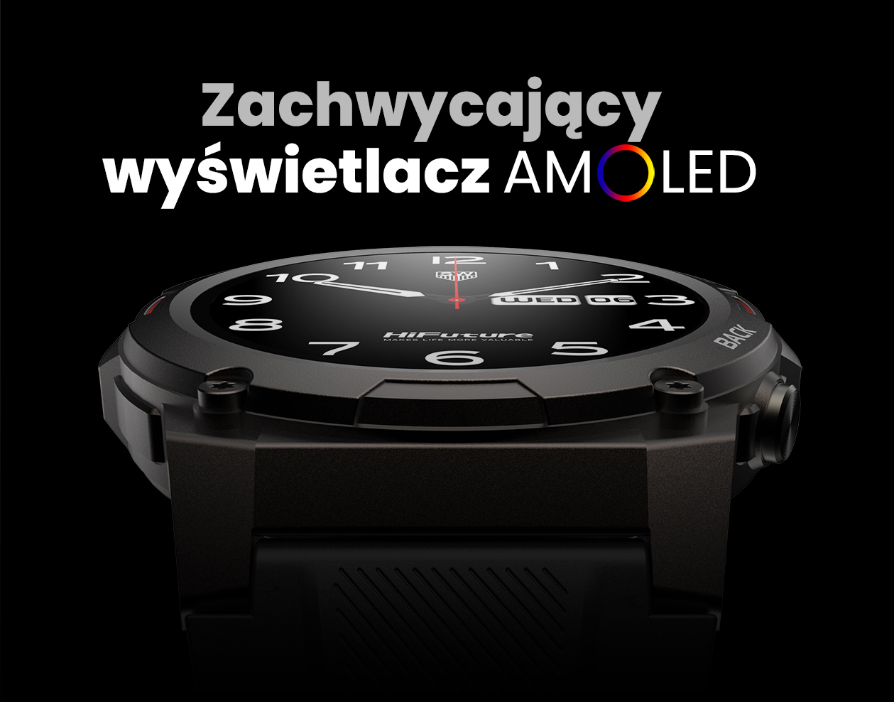 Išmanusis laikrodis Oranžinis HiFuture smartwatch FutureGo Mix2pomarańczowy/sunshine oranžinis (HSF12OG) aprašymas - Prekės nuotrauka