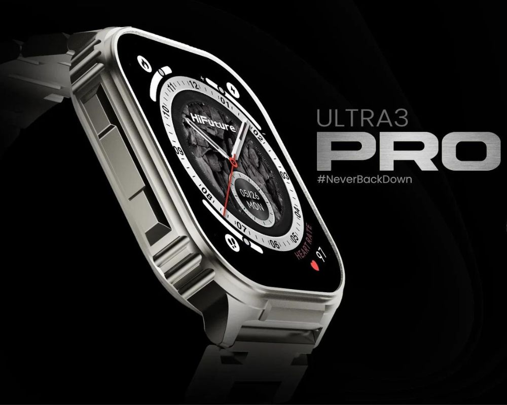 Išmanusis laikrodis HiFuture smartwatch Ultra3 Prosrebrny/sidabrinis (HSSW7SL) aprašymas - Prekės nuotrauka