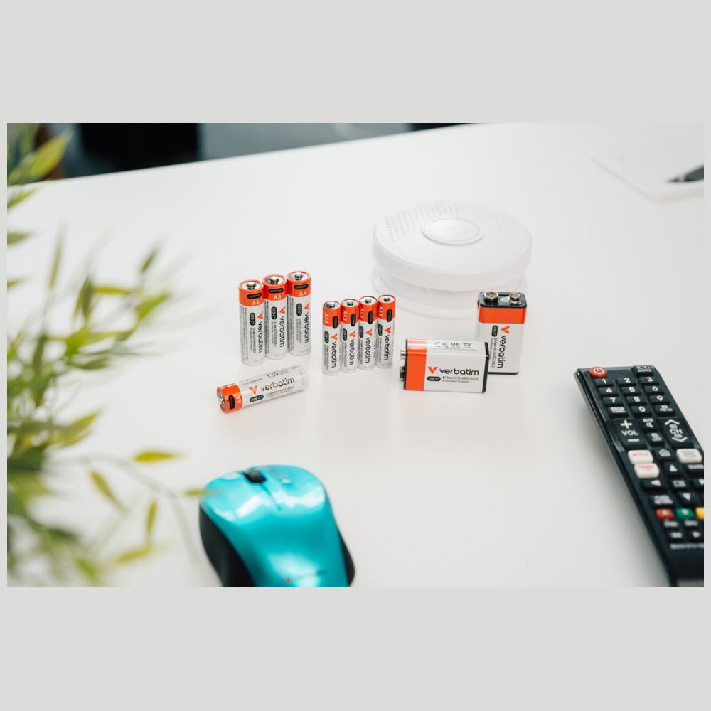 Įkraunama baterija 9V USB-C Verbatim 1 vnt. 30251 aprašymas - Prekės nuotrauka