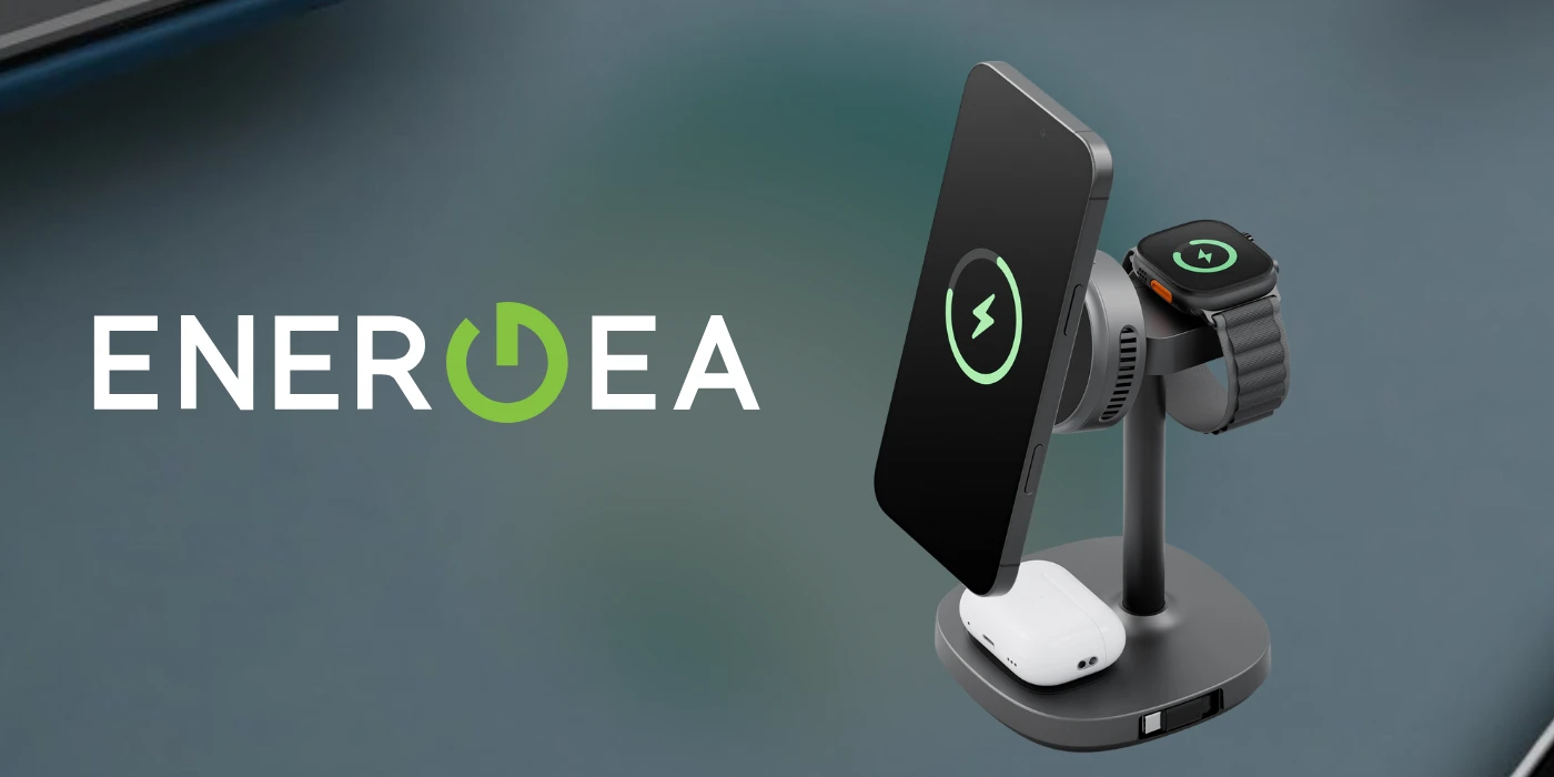 Įkrovimo stotelė Energea MagArctic Stand 4in1 Qi2 su aušintuvu and cable graphite aprašymas - Prekės nuotrauka Įkrovimo stotelė Energea MagArctic Stand 4in1 Qi2 su aušintuvu and cable graphite aprašymas - Prekės nuotrauka