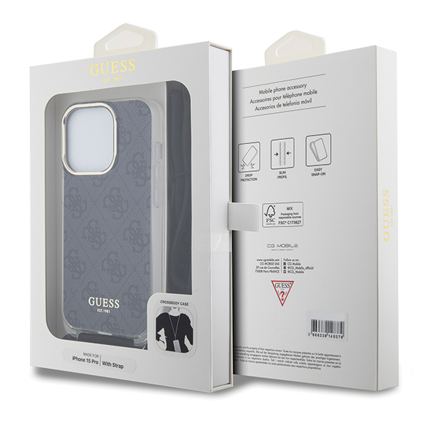 Dėklas GUESS GUHCP15XHC4SEK IPHONE 15 PRO MAX 6.7 