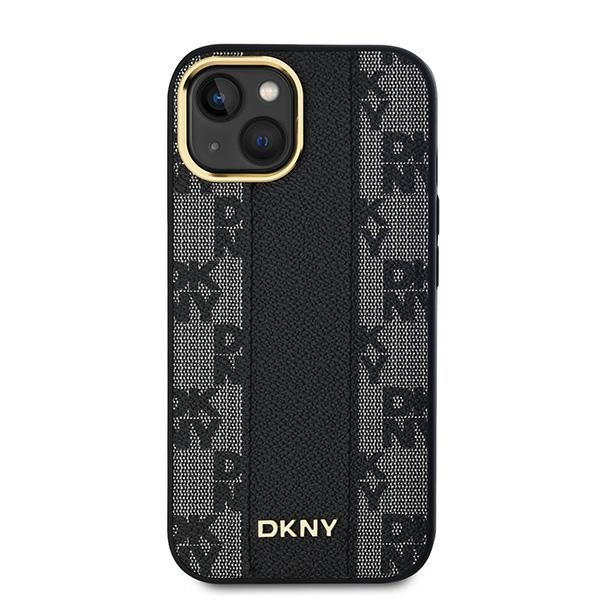 iPhone 16 Plus DKNY šachmatų rašto MagSafe dėklas telefonui, juodos spalvos (DKHMP16MPCPVSLK) aprašymas - Prekės nuotrauka