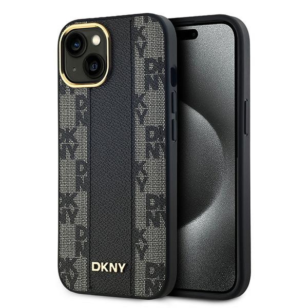 iPhone 16 Plus DKNY šachmatų rašto MagSafe dėklas telefonui, juodos spalvos (DKHMP16MPCPVSLK) aprašymas - Prekės nuotrauka