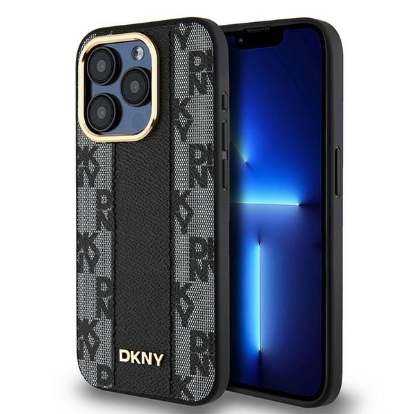 iPhone 16 Pro DKNY languoto rašto MagSafe (DKHMP16LPCPVSLK) dėklas telefonui juodos spalvos aprašymas - Prekės nuotrauka