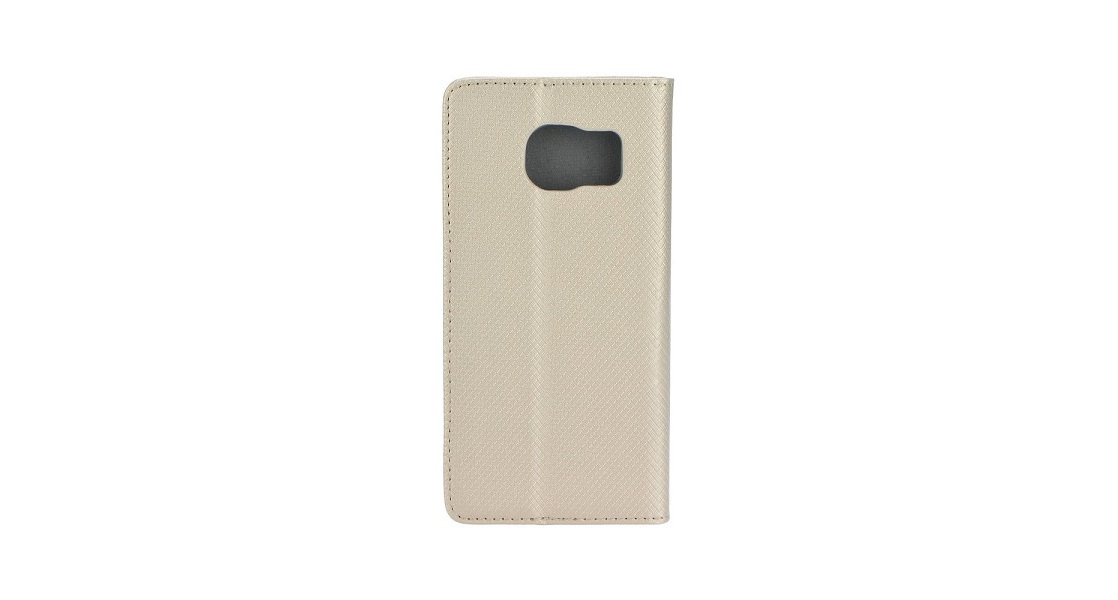 Išmanusis knygos tipo dėklas Smart Magnet, skirtas Motorola MOTO G535G, aukso spalvos aprašymas - Prekės nuotrauka