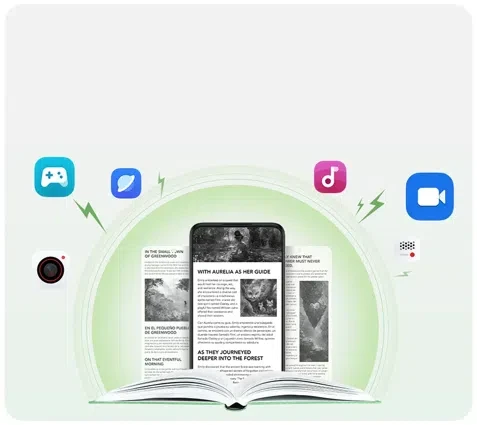 Išmanusis telefonas TCL 60SE Nxtpaper, 8/256 GB, Mint Žalias aprašymas - Prekės nuotrauka