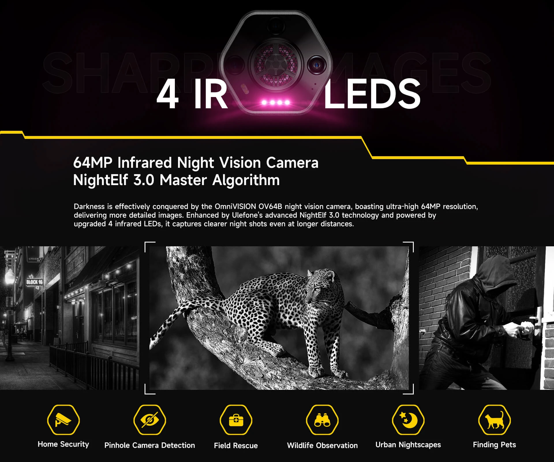 Išmanusis telefonas Ulefone Armor 30 Pro 16/512 Juodas aprašymas - Prekės nuotrauka