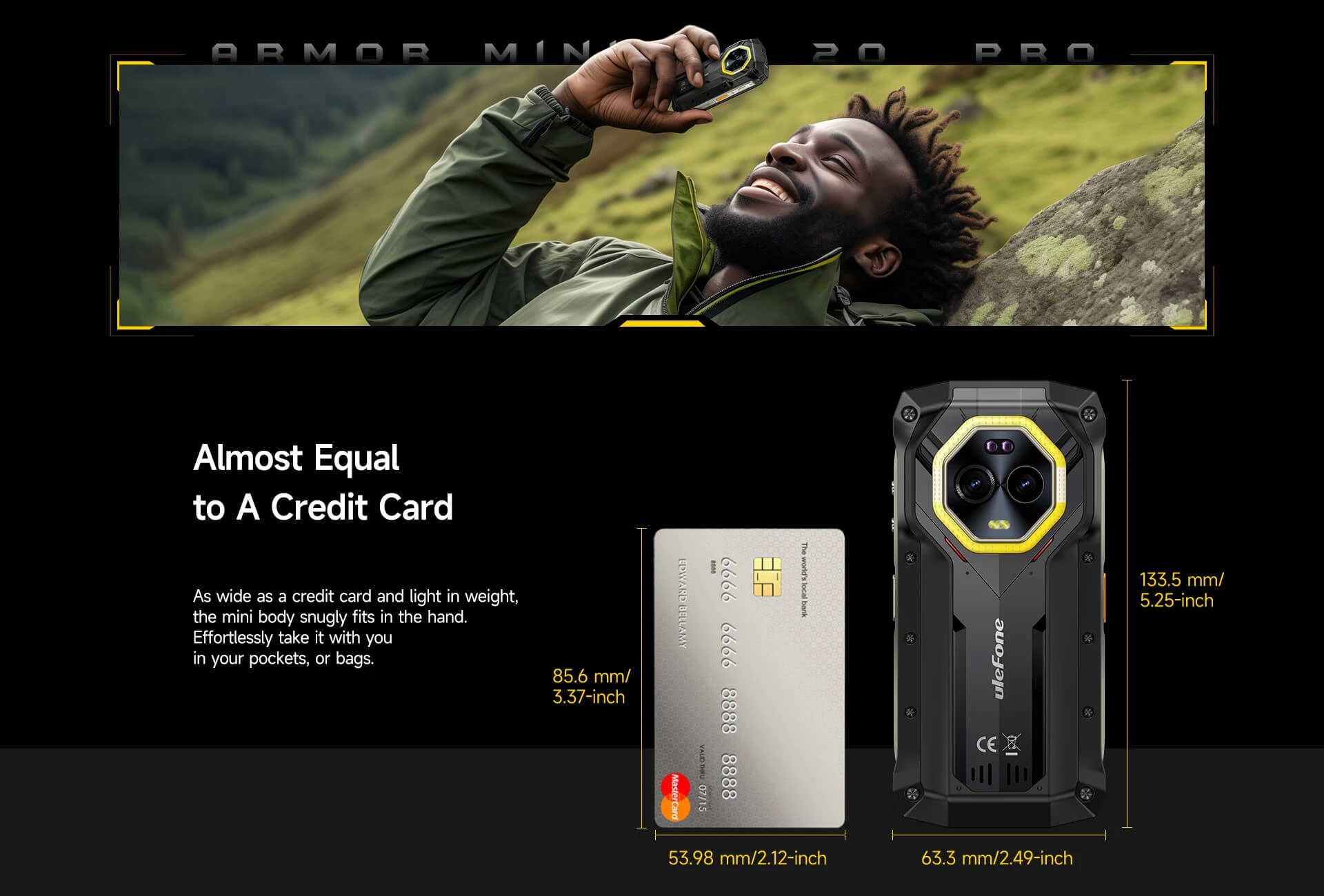Išmanusis telefonas Ulefone Armor Mini 20 Pro Juodas EU aprašymas - Prekės nuotrauka Išmanusis telefonas Ulefone Armor Mini 20 Pro Juodas EU aprašymas - Prekės nuotrauka