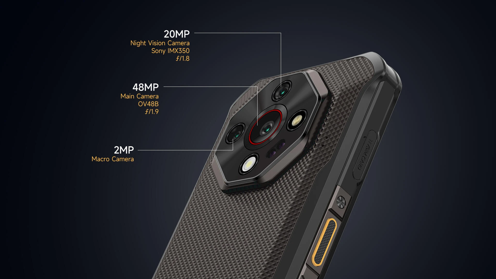 Išmanusis telefonas Ulefone Armor X16 6/128GB Wasteland shadow EU aprašymas - Prekės nuotrauka