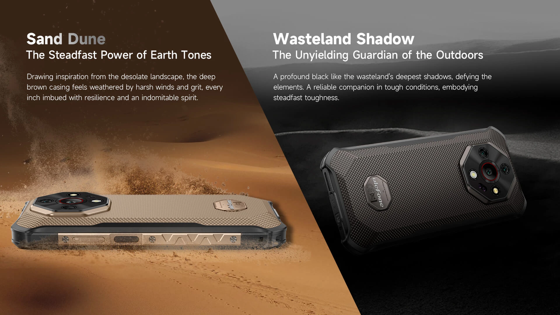 Išmanusis telefonas Ulefone Armor X16 6/128GB Wasteland shadow EU aprašymas - Prekės nuotrauka