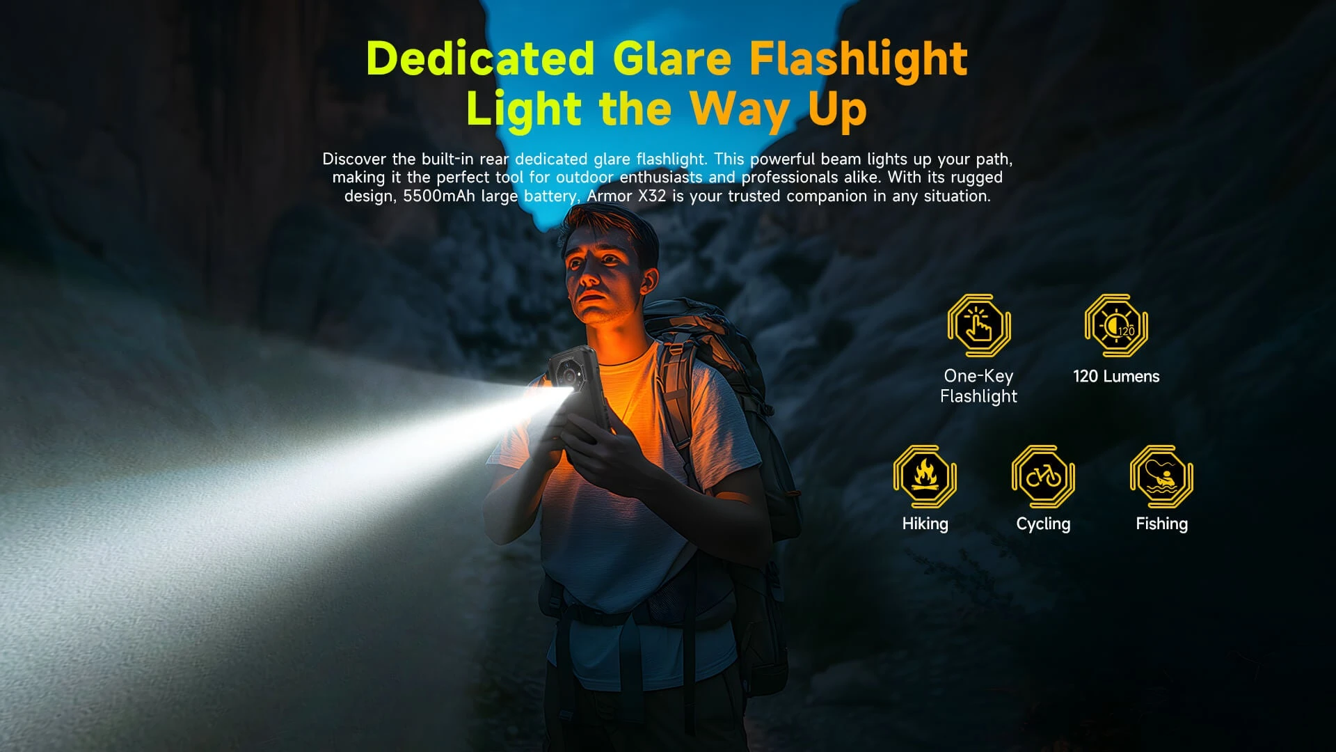 Išmanusis telefonas Ulefone Armor X32 6/128GB juodas aprašymas - Prekės nuotrauka