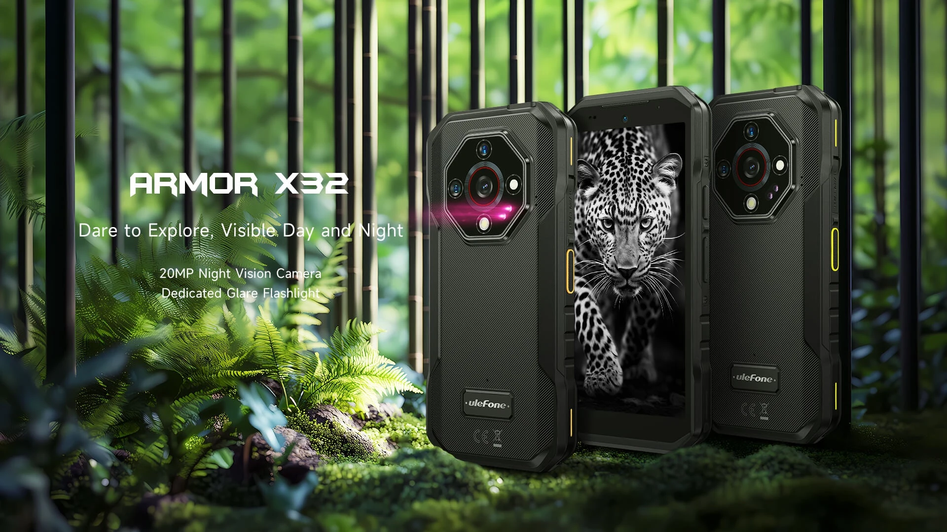 Išmanusis telefonas Ulefone Armor X32 6/128GB juodas aprašymas - Prekės nuotrauka